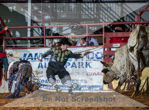 10-22-2020-North Texas Fair Rodeo-Bulls Perf1-Lisa7714