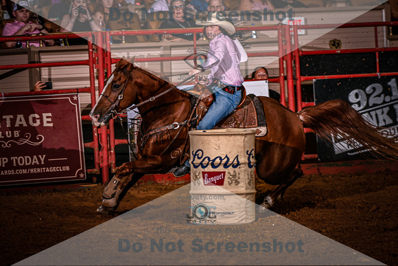 9-04-2021_Stockyards Pro Rodeo_BarrelsSydney Arthur_Joe Duty-1