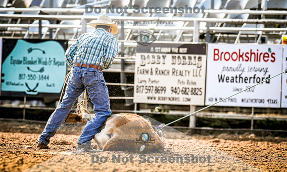 6-10-2021_PCSP rodeo_weatherford, Texass_Slack Steer Tripping_Pete Carr Rodeo_Joe Duty8210