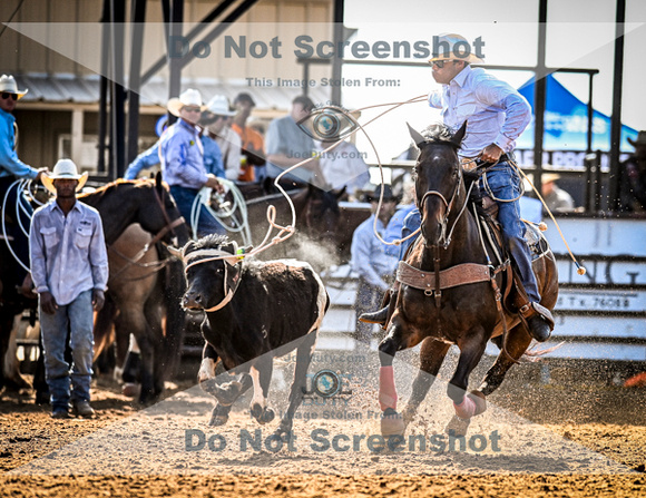 6-10-2021_PCSP rodeo_weatherford, Texass_Slack Steer Tripping_Pete Carr Rodeo_Joe Duty8232