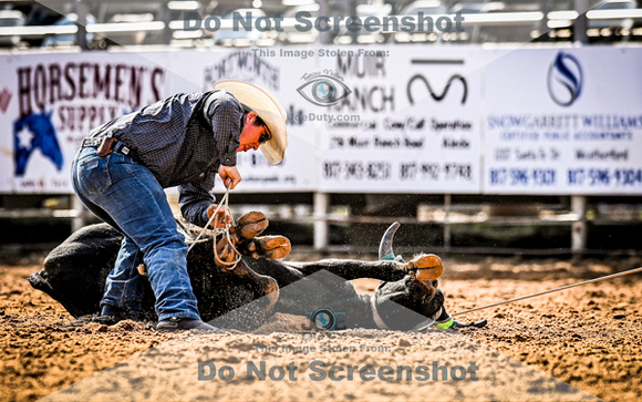6-10-2021_PCSP rodeo_weatherford, Texass_Slack Steer Tripping_Pete Carr Rodeo_Joe Duty8405