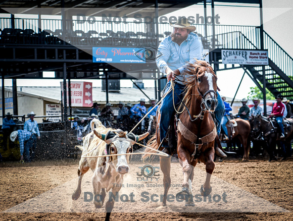6-10-2021_PCSP rodeo_weatherford, Texass_Slack Steer Tripping_Pete Carr Rodeo_Joe Duty7507